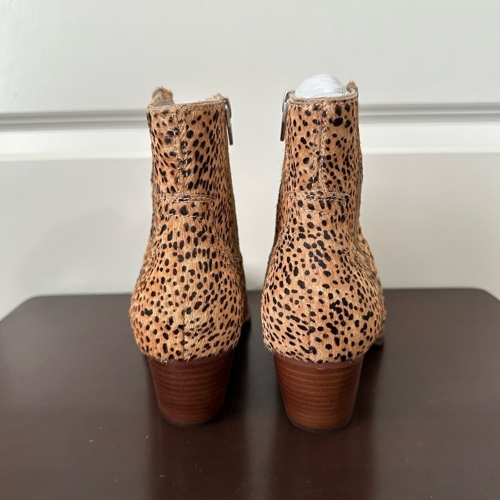 Dolce Vita Silma Bootie Leopard Calf Hair Size 9 - Picture 4 of 12